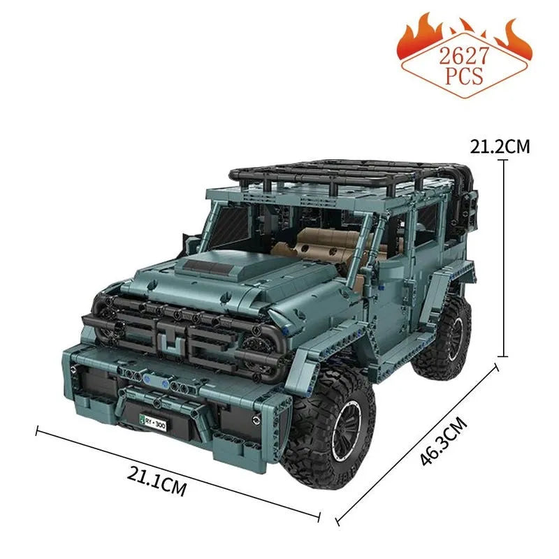 MOC 009 Concept RY300 Off Road SUV Vehicle Bricks Toy