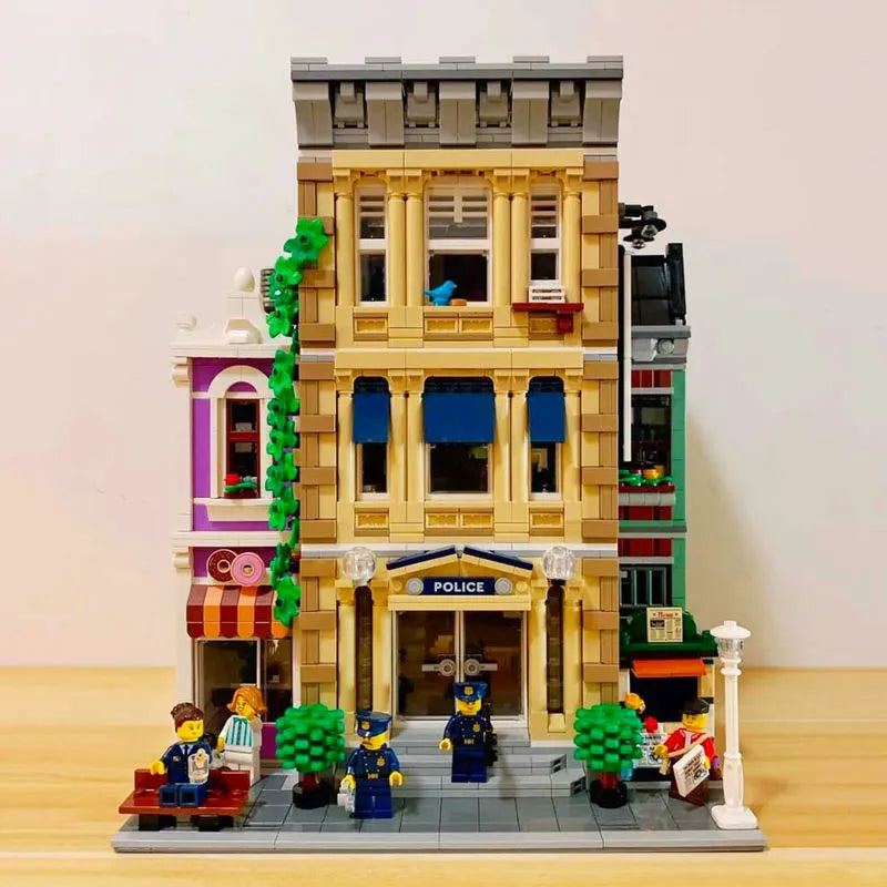 Building Block MOC Creator Expert Police Station Bricks Toy