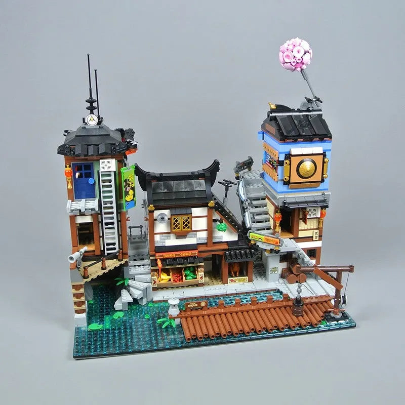 MOC Ninjago City Docks Bricks Toys 06083
