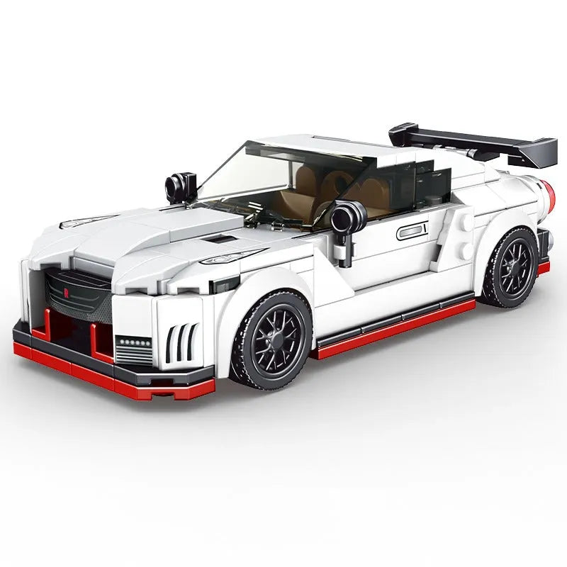 GTR Moc Car Technic Set Custom Model Vehicle Building Blocks Bricks Children offers Gif