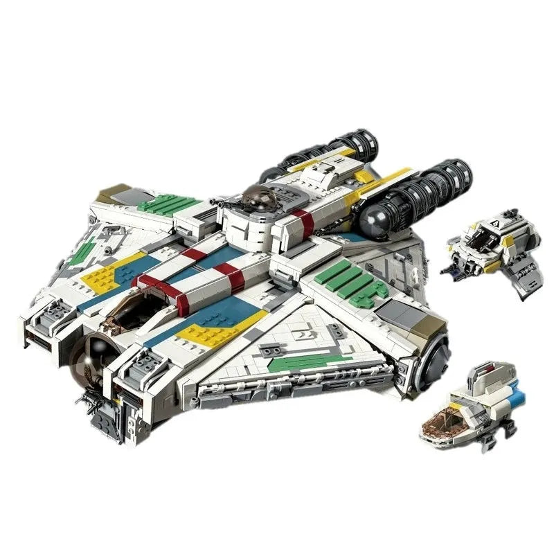 MOC Star Wars Ghost Ship Falcon Bricks Toys