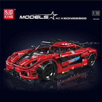 Thumbnail for Building Blocks Technic MOC Koenigsegg One Super Racing Car Bricks Toy Construction Set Toys - 2