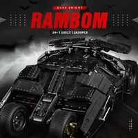 Thumbnail for Building Blocks Technic Dark Knight MOC Rambom Car Bricks Toys Construction Set Toys - 2