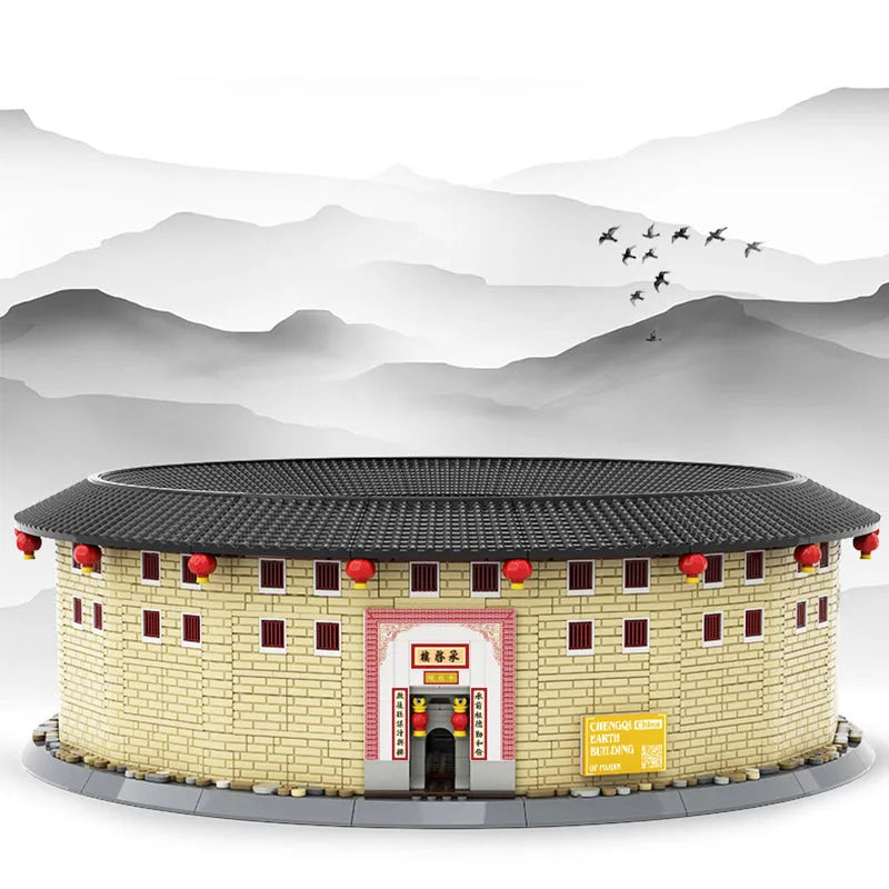 Building Blocks Creator Expert Fujian Hakka Tulou Chengqi Bricks Toy Construction Set Toys - 2