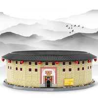 Thumbnail for Building Blocks Creator Expert Fujian Hakka Tulou Chengqi Bricks Toy Construction Set Toys - 2