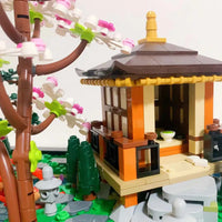 Thumbnail for Building Blocks Creator Expert City MOC Tranquil Garden Bricks Toy Construction Set Toys - 3