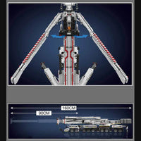 Thumbnail for Building Blocks Tech MOC Motorized Liebherr LTM 11200 Crane Bricks Toy Construction Set Toys - 6