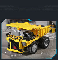 Thumbnail for Building Blocks Tech MOC Motorized CR240E Mining Dump Truck Bricks Toy Construction Set Toys - 7