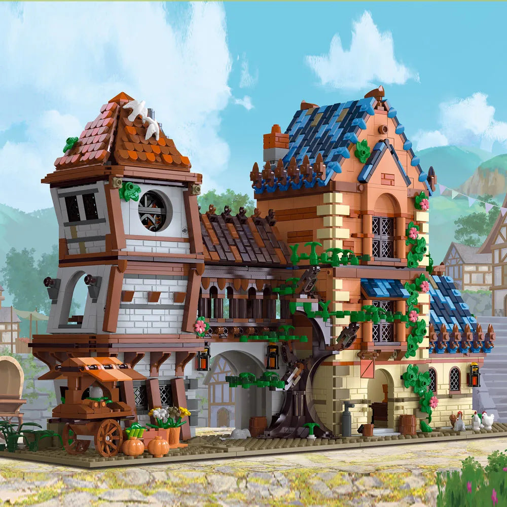 Medieval Town-Bakery 30111  JMBricklayer Building Toys Shop