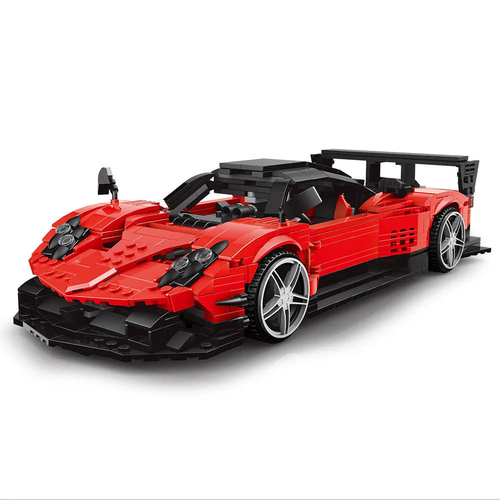 Building Blocks Tech MOC Supercar Pagani Zonda R Racing Car Bricks Toy Construction Set Toys - 1