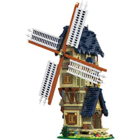 Thumbnail for Building Blocks Creator Ideas MOC Medieval City Windmill Bricks Toy Construction Set Toys - 1