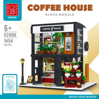 Thumbnail for Building Blocks Creator Expert City Flower Coffee House Bricks Toy - 2