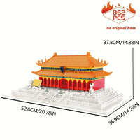 Thumbnail for Building Blocks Architecture City Palace Of Harmony Bricks Toys Construction Set Toys - 3