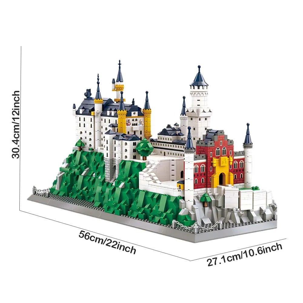 Building Blocks MOC 6226 The Neuschwanstein Castle Bricks Toy Construction Set Toys - 1