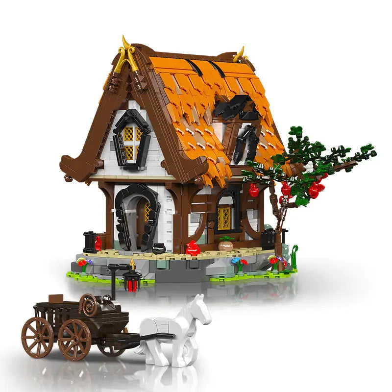 Creator Ideas Medieval City Log Cabin Building Set