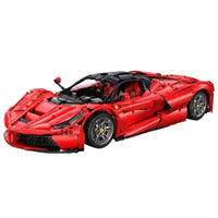 Thumbnail for Building Blocks Tech MOC Ferrari LA Ferrari Super Racing Car Bricks Toy EU Construction Set Toys - 2