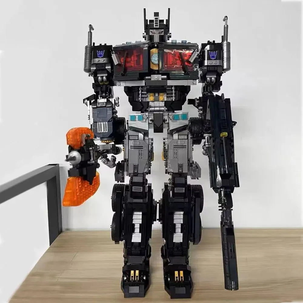 Building Blocks Creator 996 Expert MOC Mecha God of Disaster and War Bricks Toy Construction Set Toys - 2