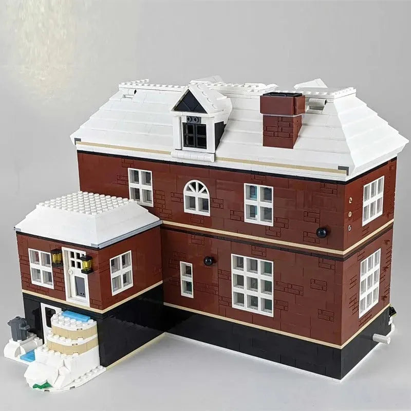 Building Blocks Creative MOC Movie Home Alone House Bricks Toy Construction Set Toys - 13