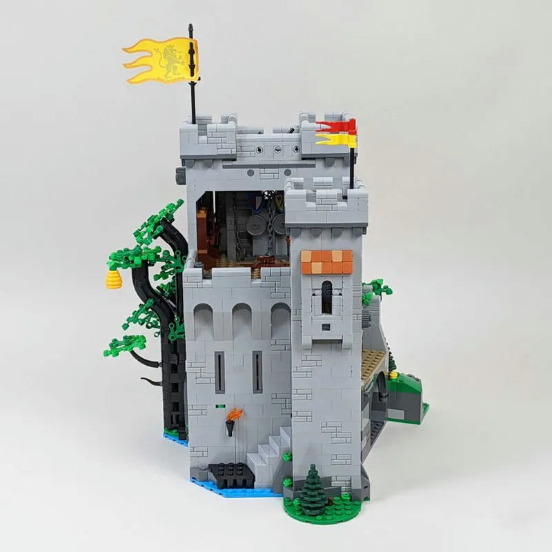 Building Blocks Creator Expert MOC Lion Knight Castle Bricks Toys Construction Set Toys - 5