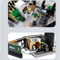 Thumbnail for Building Blocks Street City Experts MOC The Office Building Bricks Toys Construction Set Toys - 8