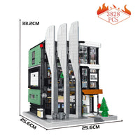 Thumbnail for Building Blocks Street City Experts MOC The Office Building Bricks Toys Construction Set Toys - 4