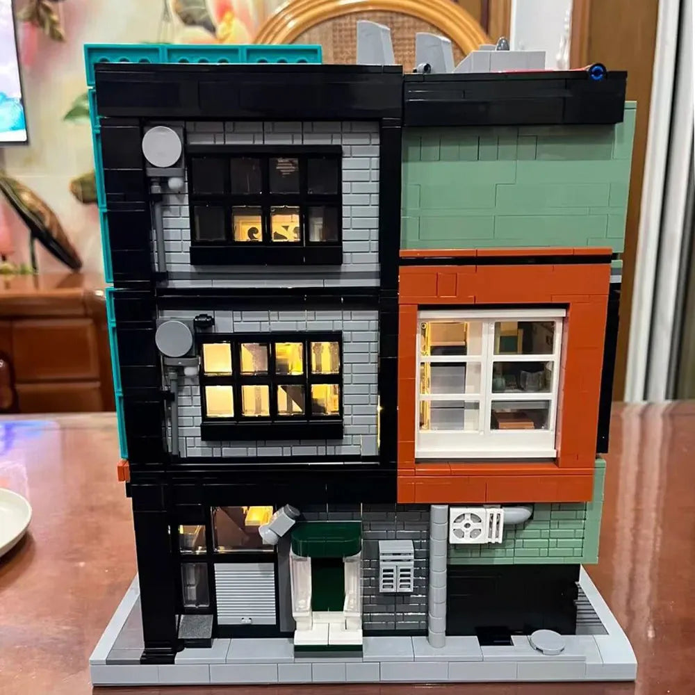 Building Blocks Street City Experts MOC The Office Building Bricks Toys Construction Set Toys - 10