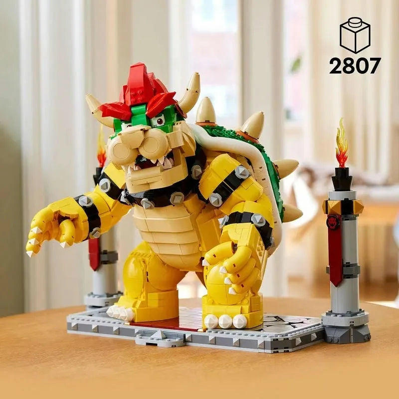 Building Blocks Super Mario Movie Mighty Bowser MOC 87031 Bricks Toy Construction Set Toys - 6