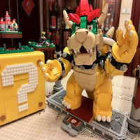 Thumbnail for Building Blocks Super Mario Movie Mighty Bowser MOC 87031 Bricks Toy Construction Set Toys - 9