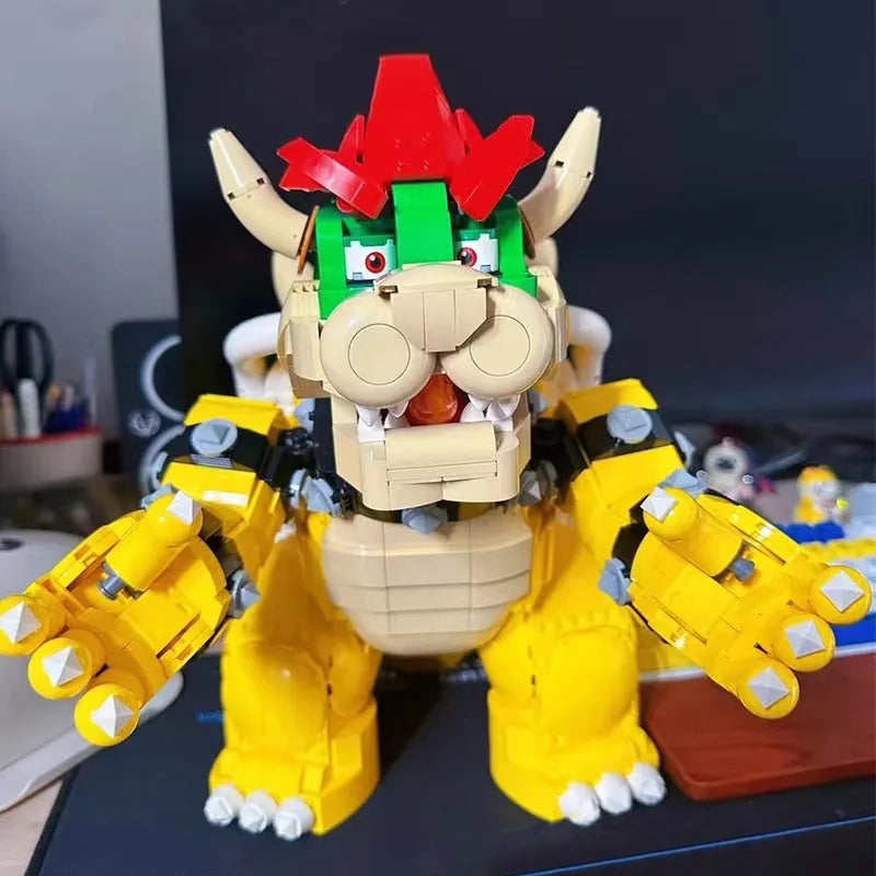 Building Blocks Super Mario Movie Mighty Bowser MOC 87031 Bricks Toy Construction Set Toys - 1