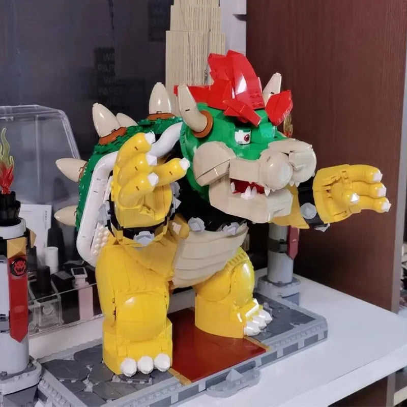 Building Blocks Super Mario Movie Mighty Bowser MOC 87031 Bricks Toy Construction Set Toys - 10