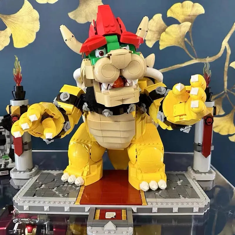 Building Blocks Super Mario Movie Mighty Bowser MOC 87031 Bricks Toy Construction Set Toys - 4