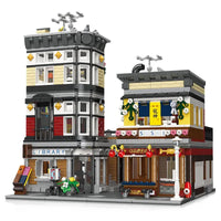 Thumbnail for Building Blocks Creator Expert MOC City Sushi Corner Shop Bricks Toys Construction Set Toys - 1