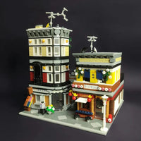 Thumbnail for Building Blocks Creator Expert MOC City Sushi Corner Shop Bricks Toys Construction Set Toys - 15