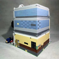 Thumbnail for Building Blocks Creator MOC Expert City Corner Jazz Cafe Bricks Toy Construction Set Toys - 15