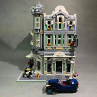 Thumbnail for Building Blocks Creator MOC Expert City Corner Jazz Cafe Bricks Toy Construction Set Toys - 13