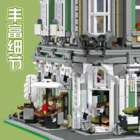 Thumbnail for Building Blocks Creator MOC Expert City Corner Jazz Cafe Bricks Toy Construction Set Toys - 10