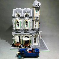 Thumbnail for Building Blocks Creator MOC Expert City Corner Jazz Cafe Bricks Toy Construction Set Toys - 12