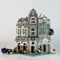 Thumbnail for Building Blocks Creator MOC Expert City Corner Jazz Cafe Bricks Toy Construction Set Toys - 4