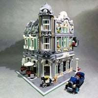 Thumbnail for Building Blocks Creator MOC Expert City Corner Jazz Cafe Bricks Toy Construction Set Toys - 11