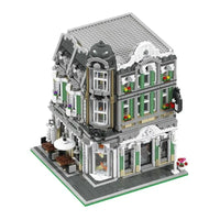 Thumbnail for Building Blocks Creator MOC Expert City Corner Jazz Cafe Bricks Toy Construction Set Toys - 3