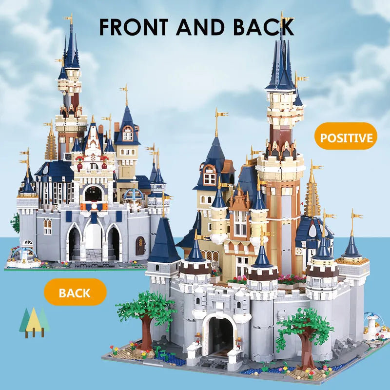 Building Blocks Expert Creator Girl Princess MOC Paradise Castle Bricks Toy - 7