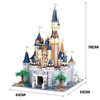 Thumbnail for Building Blocks Expert Creator Girl Princess MOC Paradise Castle Bricks Toy - 1