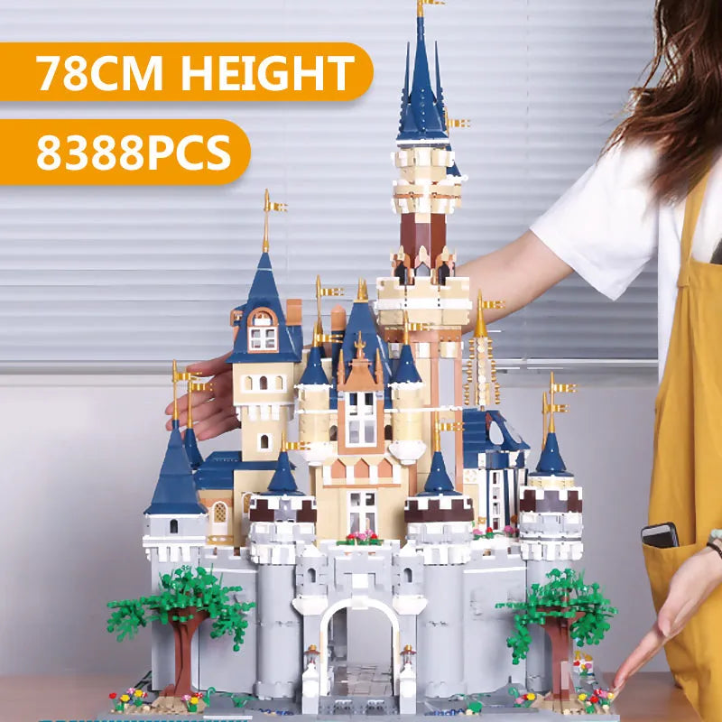 Building Blocks Expert Creator Girl Princess MOC Paradise Castle Bricks Toy - 4