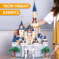 Thumbnail for Building Blocks Expert Creator Girl Princess MOC Paradise Castle Bricks Toy - 4