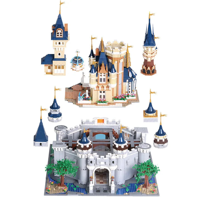 Building Blocks Expert Creator Girl Princess MOC Paradise Castle Bricks Toy - 12