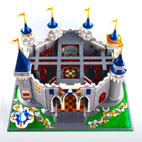 Thumbnail for Building Blocks Expert Creator Girl Princess MOC Paradise Castle Bricks Toy - 16