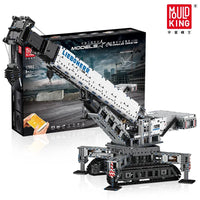 Thumbnail for Building Blocks Tech MOC Liebherr RC APP Crawler Crane Bricks Toys Construction Set Toys - 5