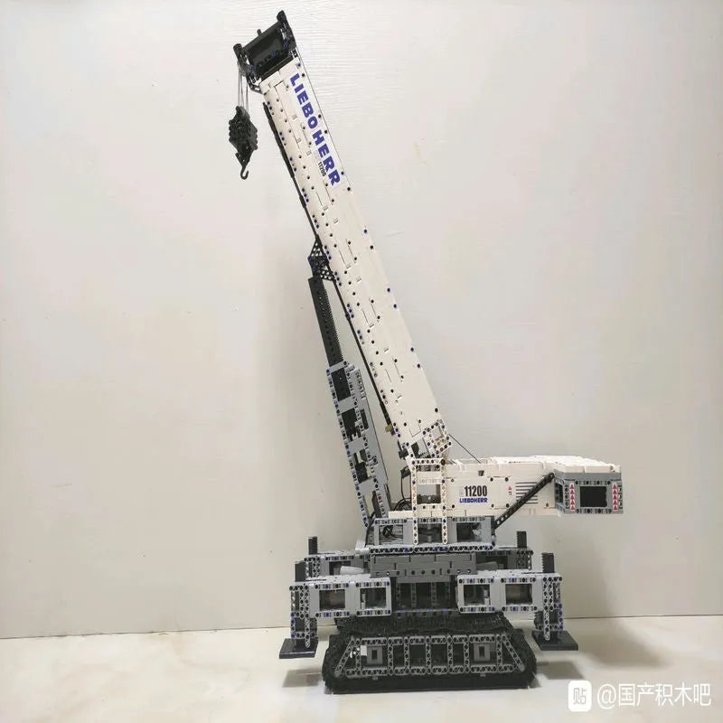 Building Blocks Tech MOC Liebherr RC APP Crawler Crane Bricks Toys Construction Set Toys - 14