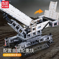 Thumbnail for Building Blocks Tech MOC Liebherr RC APP Crawler Crane Bricks Toys Construction Set Toys - 9