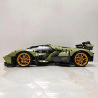 Thumbnail for Building Blocks Tech MOC Lambo V12 Vision GT Racing Car Bricks Toys EU Construction Set Toys - 11